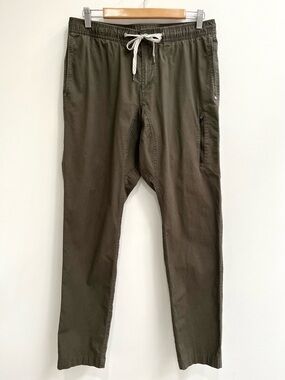 Vuori Ripstop Climber Pant in Dark Oregano Olive Green Outdoor Men’s Large